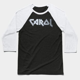 Heavy metal Carol Baseball T-Shirt